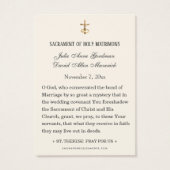 St. Therese Wedding Floral Kaart (Achterkant)