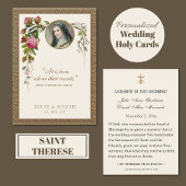 St. Therese Wedding Floral Kaart