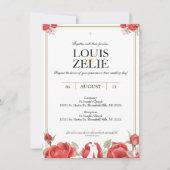 St. Therese Wedding Invite Kaart (Voorkant)