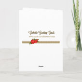 St. Therese Wenskaart w / Schrift binnen Kaart (Achterkant)