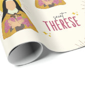St. Therese wrapping Paper Cadeaupapier (Rol Hoek)