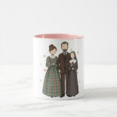 St Therese & Zelie & Louis, Katholiek geschenk Mok (Midden)