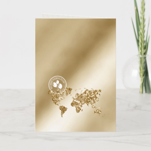 St. Thomas 50 en Fabulous Birthday Passport Map (Achterkant)