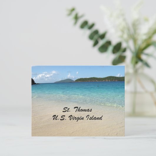 St. Thomas, Amerikaanse Maagd Island Briefkaart (Staand voorkant)