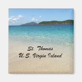 St. Thomas, Amerikaanse Maagd Island Magneet (Voorkant)
