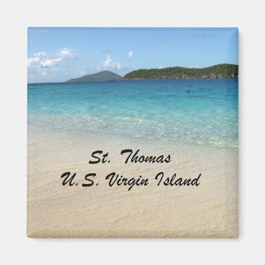 St. Thomas, Amerikaanse Maagd Island Magneet (Voorkant)