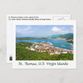 St. Thomas, Amerikaanse Maagdeneilanden Briefkaart (Voorkant / Achterkant)