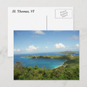 St. Thomas, Amerikaanse Maagdeneilanden Briefkaart (Voorkant / Achterkant)