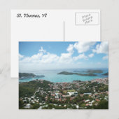 St. Thomas, Amerikaanse Maagdeneilanden Briefkaart (Voorkant / Achterkant)