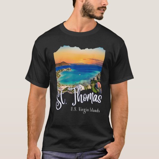 St. Thomas Amerikaanse Maagdeneilanden Vakantie -  T-shirt (Voorkant)