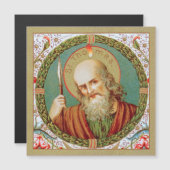 St Thomas, Apostle (JMAS12) Magnetisch Wenskaart (Voorkant / Achterkant)