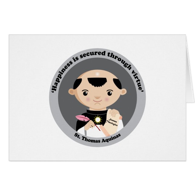St. Thomas Aquinas (Voorkant Horizontaal)