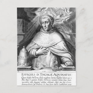 St. Thomas Aquinas Briefkaart