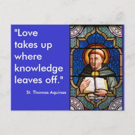 St. Thomas Aquinas Briefkaart