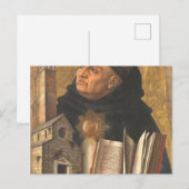 St Thomas Aquinas Briefkaart (Voorkant / Achterkant)
