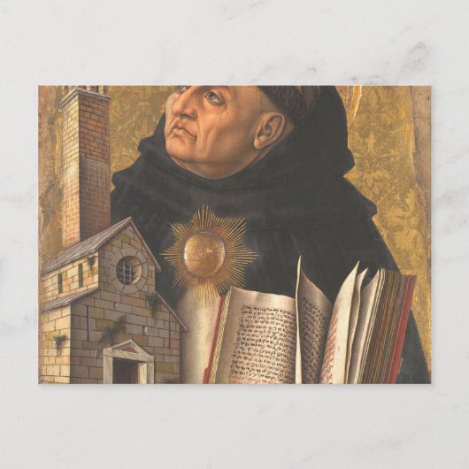 St Thomas Aquinas Briefkaart (Voorkant)