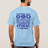 St. Thomas Aquinas citaat T-shirt (Achterkant)