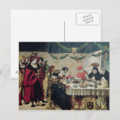 St. Thomas Aquinas en Louis IX Briefkaart (Voorkant / Achterkant)