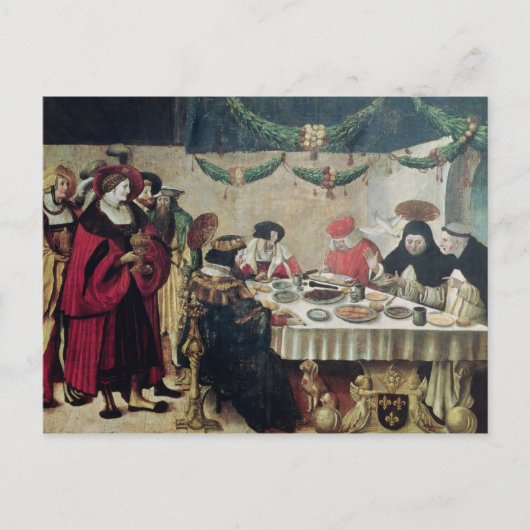 St. Thomas Aquinas en Louis IX Briefkaart (Voorkant)