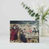 St. Thomas Aquinas en Louis IX Briefkaart (Staand voorkant)
