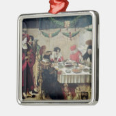 St. Thomas Aquinas en Louis IX Metalen Ornament (Links)