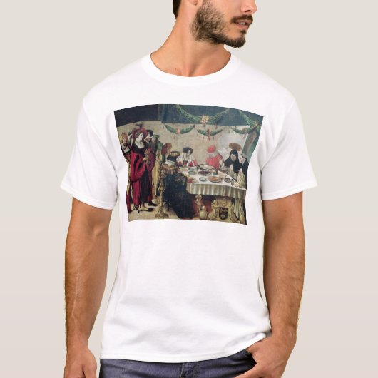 St. Thomas Aquinas en Louis IX T-shirt (Voorkant)