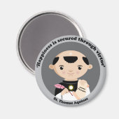 St. Thomas Aquinas Magneet (Voorkant / Achterkant)