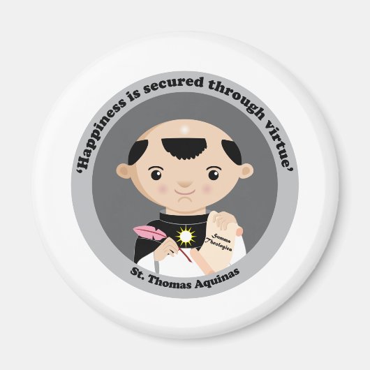 St. Thomas Aquinas Magneet (Voorkant)