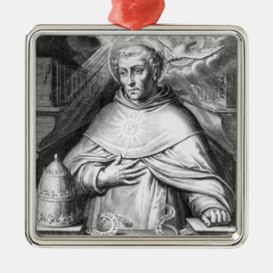 St. Thomas Aquinas Metalen Ornament