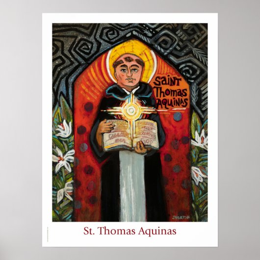 St. Thomas Aquinas Poster (Voorkant)