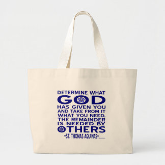 St. Thomas Aquinas Quote Grote Tote Bag