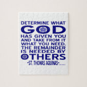 St. Thomas Aquinas Quote Legpuzzel (Verticaal)