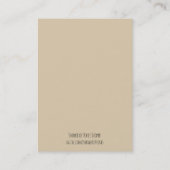 St. Thomas Aquinas Quote Rozen Heilige Kaart Visitekaartje (Achterkant)