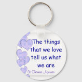 St Thomas Aquinas sleutelhanger (Voorkant)