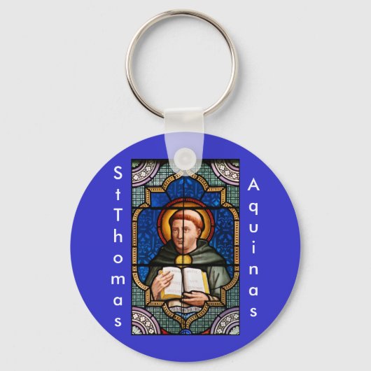 St. Thomas Aquinas Sleutelhanger (Voorkant)