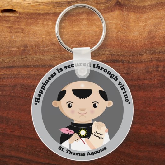 St. Thomas Aquinas Sleutelhanger (Voorkant)