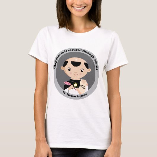 St. Thomas Aquinas T-shirt (Voorkant)