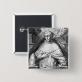 St. Thomas Aquinas Vierkante Button 5,1 Cm (Voorkant /achterkant)