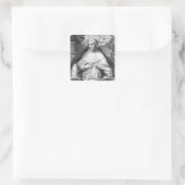 St. Thomas Aquinas Vierkante Sticker (Tas)
