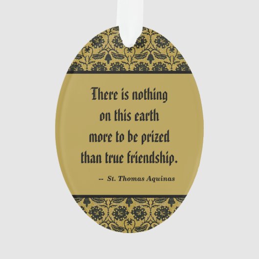 St. Thomas Aquinas (VVP 003) Ornament (achterkant)