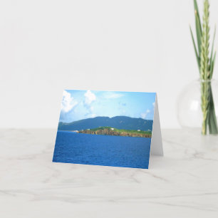 St. Thomas Arrival Blank Note Cards Kaart