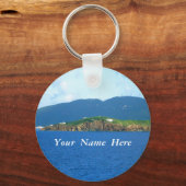 St. Thomas Arrival gepersonaliseerd Sleutelhanger (Voorkant)