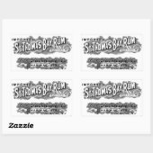  St. Thomas Bay Rum Adverteren Logo Label (Vel)