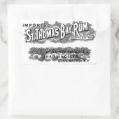  St. Thomas Bay Rum Adverteren Logo Label (Tas)