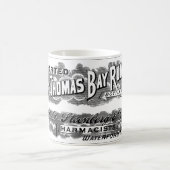 St. Thomas Bay Rum Adverteren Logo Label Koffiemok (Center)