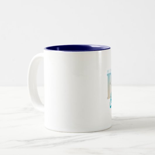 St Thomas Beach Bride Coffee Mok (Voorkant links)