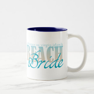 St Thomas Beach Bride Coffee Mok