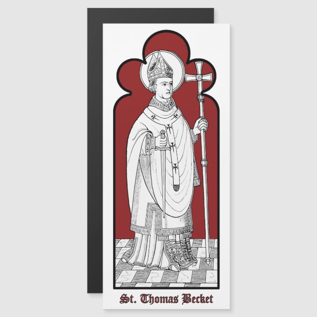St. Thomas Becket Holding a Sword (M 033) (Voorkant / Achterkant)