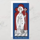 St. Thomas Becket Holding a Sword (M 033) (Voorkant / Achterkant)