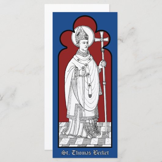 St. Thomas Becket Holding a Sword (M 033) (Voorkant / Achterkant)